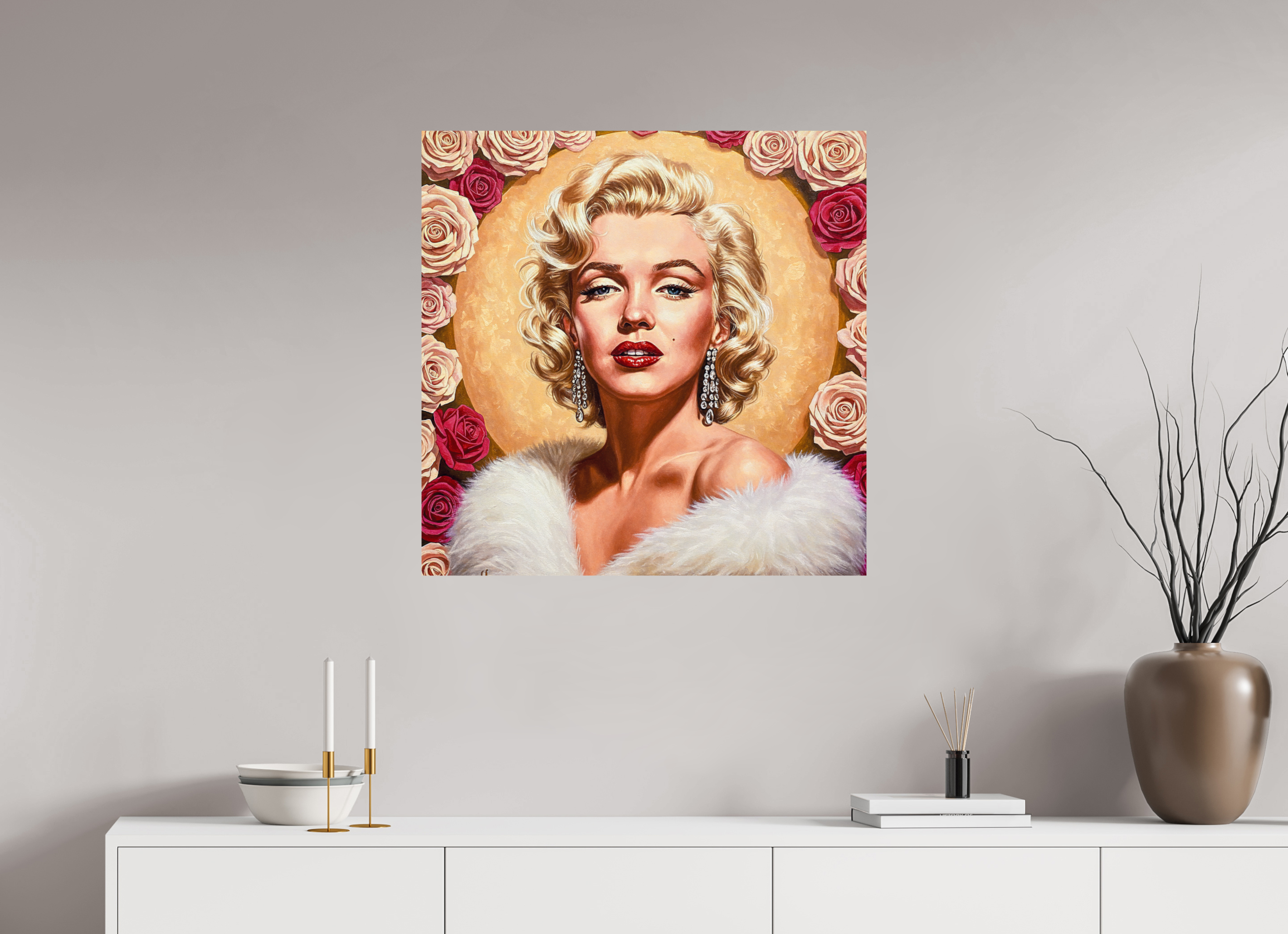 Roses & Radiance: Marilyn Iconic