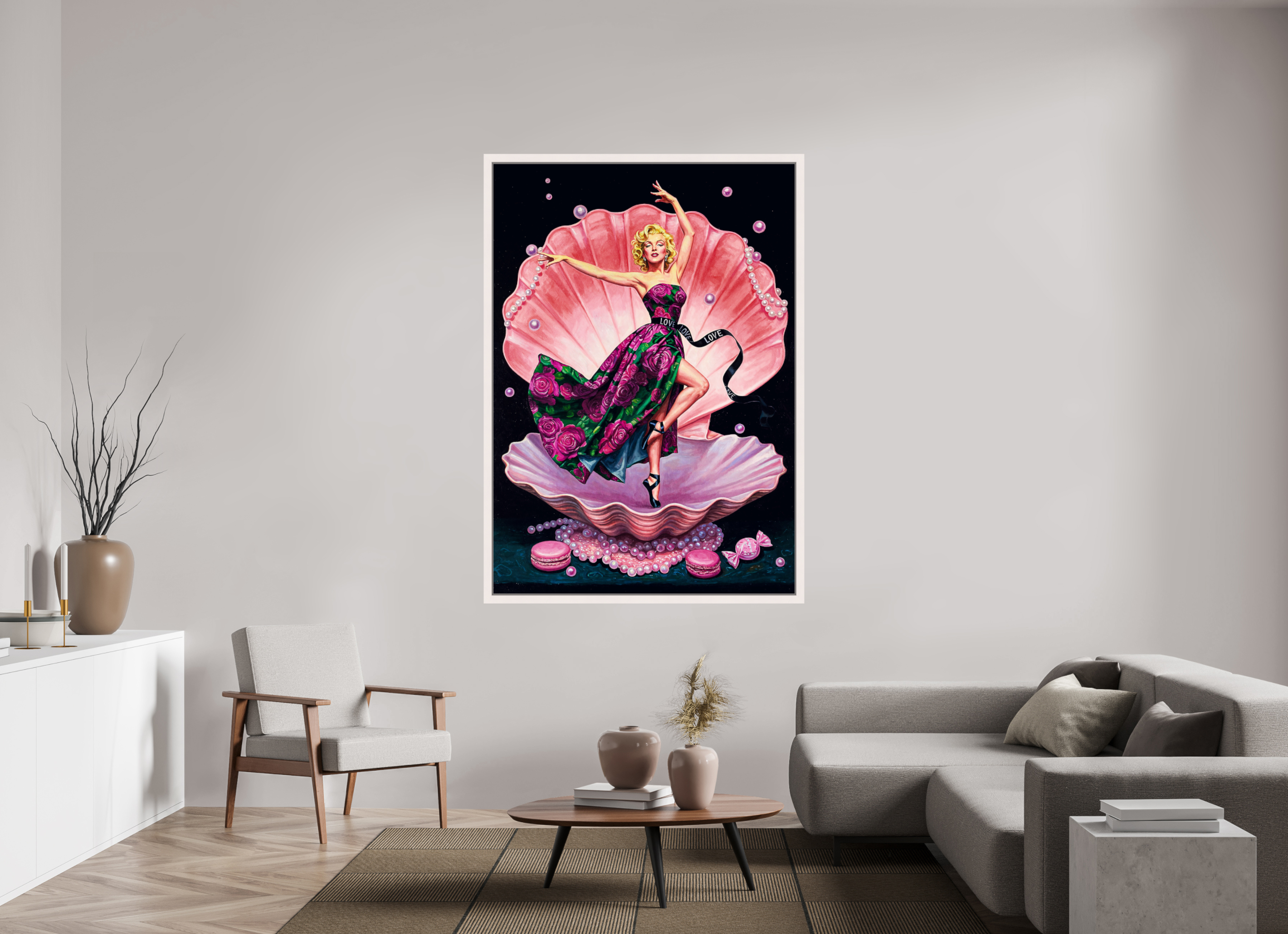 Venus in Velvet Roses