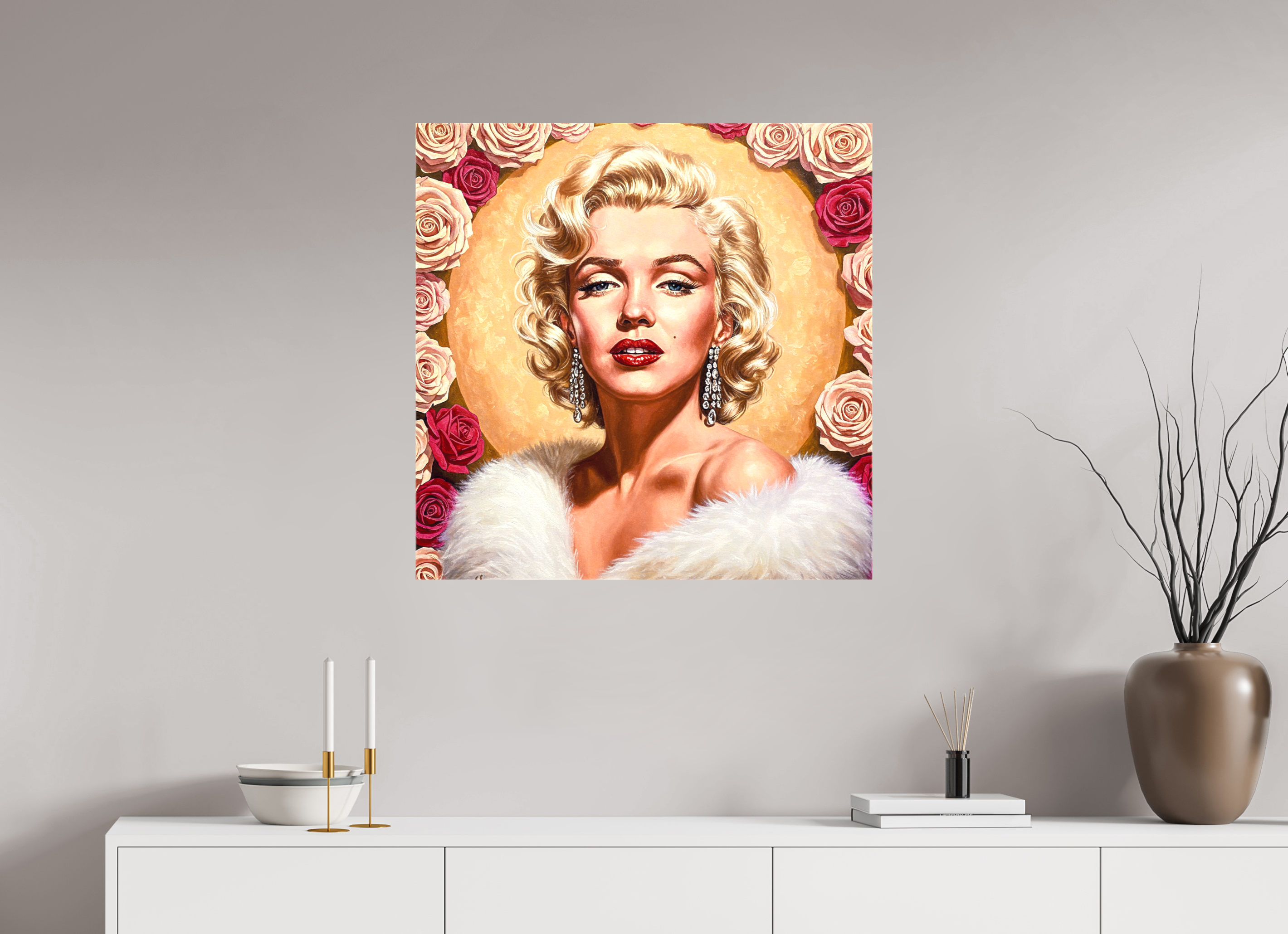 Roses & Radiance: Marilyn Iconic