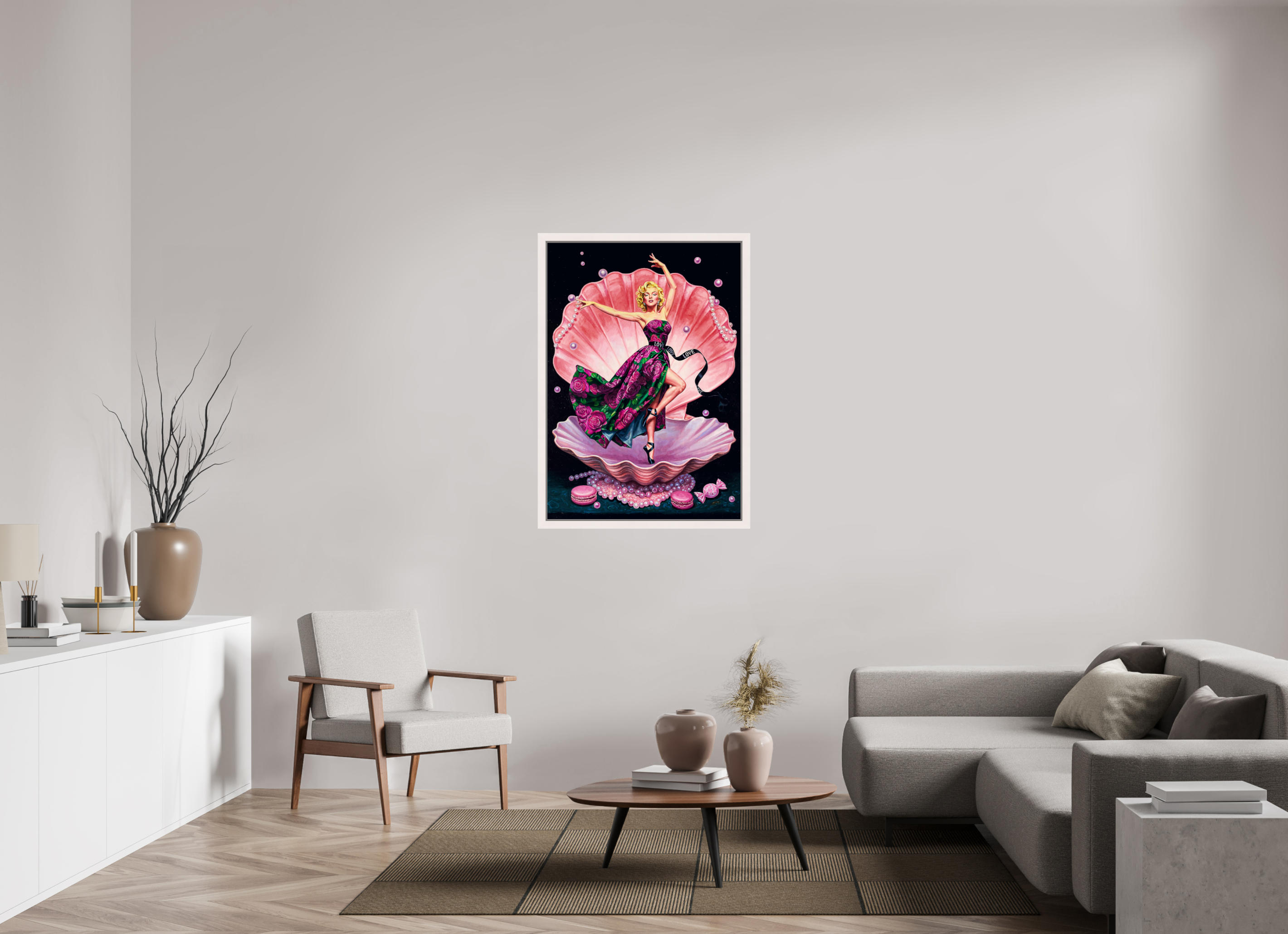 Venus in Velvet Roses