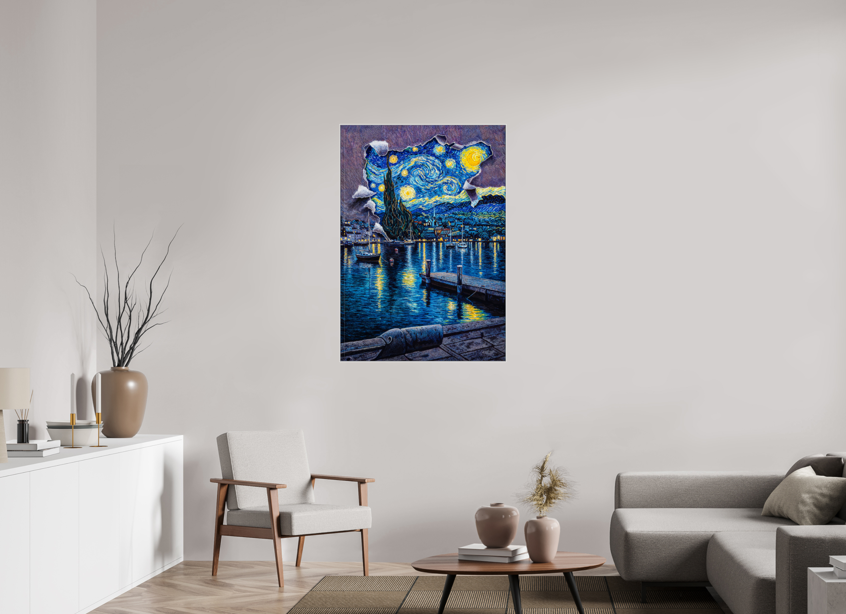 Midnight Rhapsody  Van Gogh Afloat