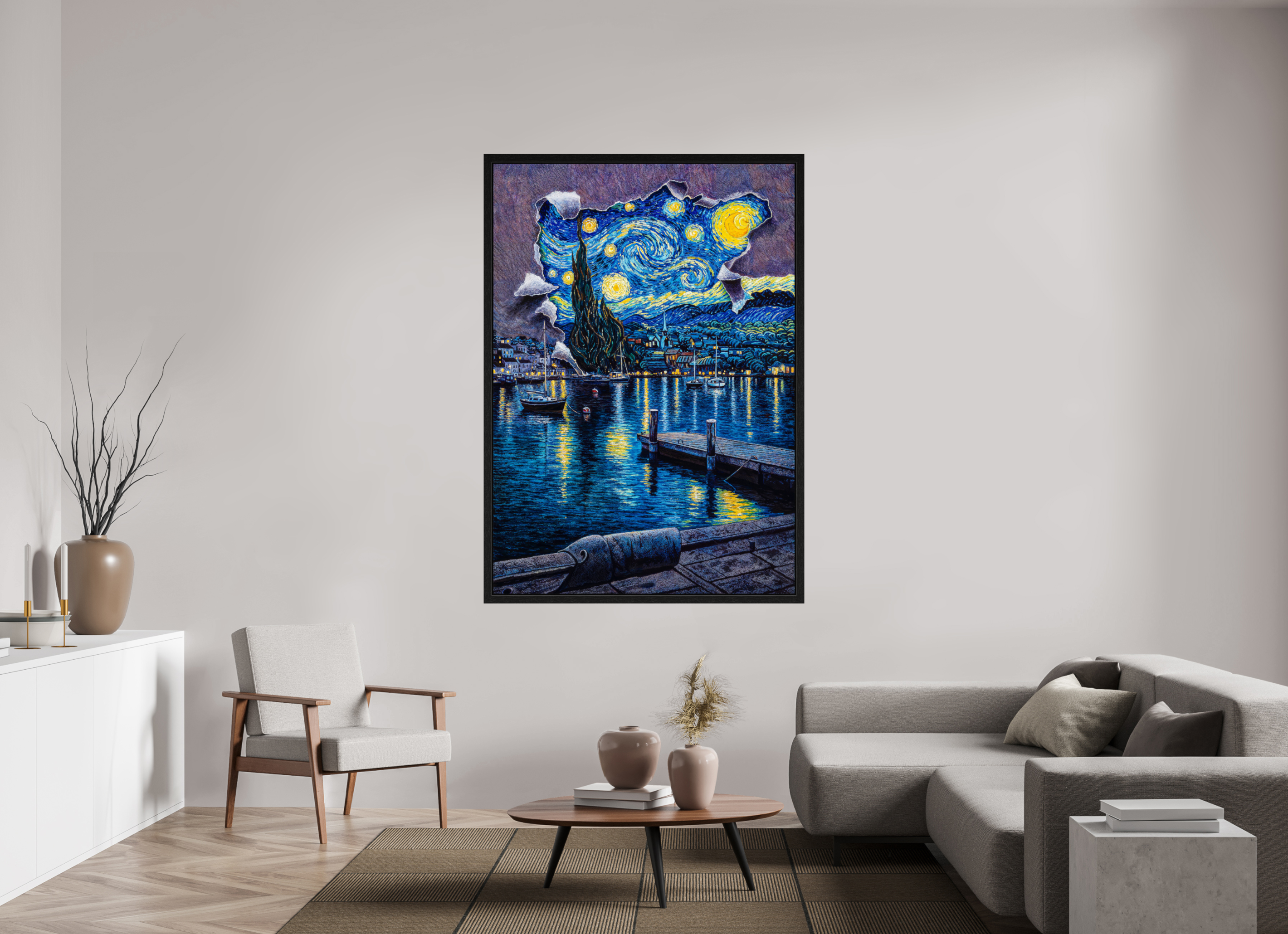 Midnight Rhapsody  Van Gogh Afloat