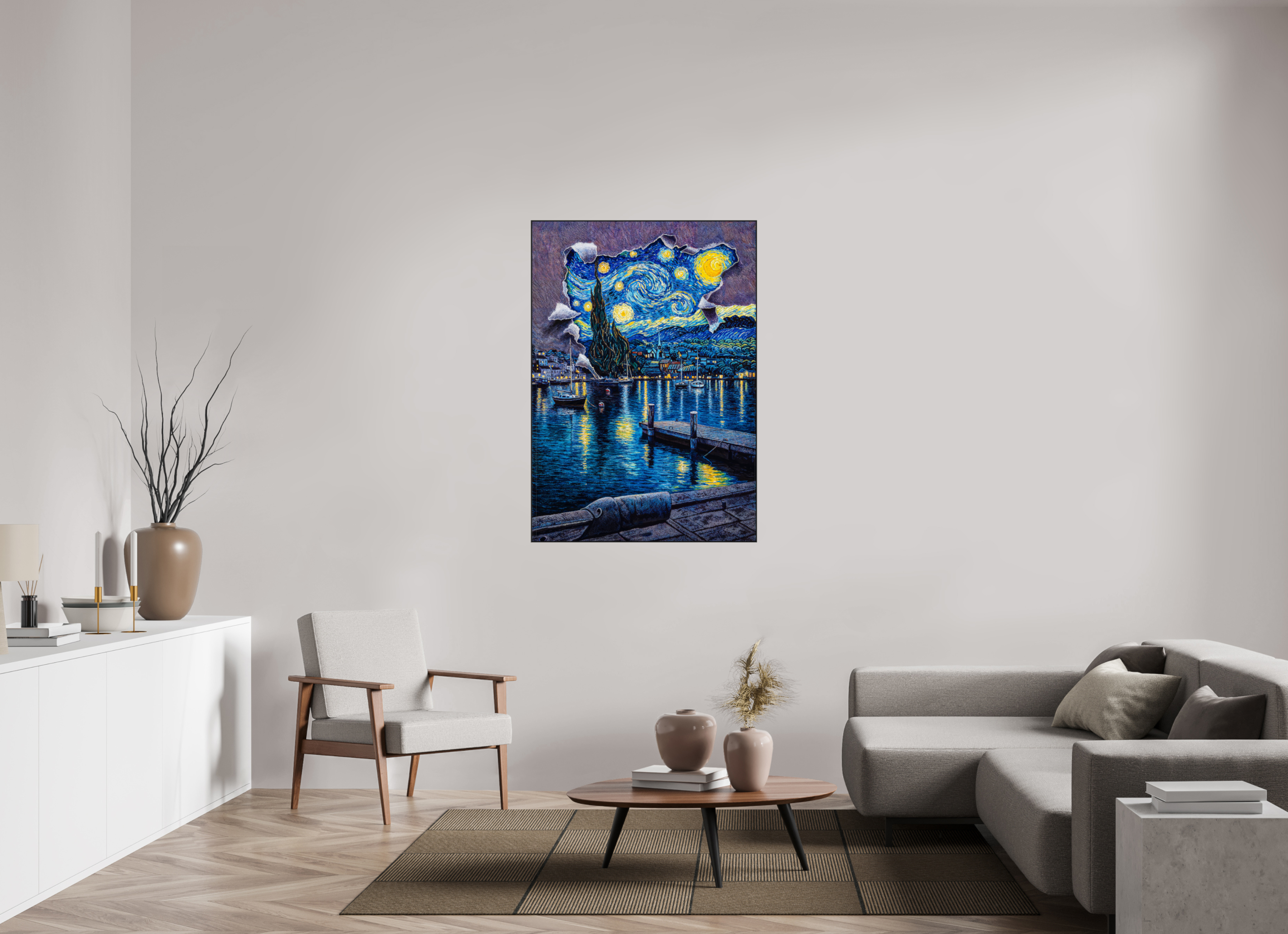 Midnight Rhapsody  Van Gogh Afloat