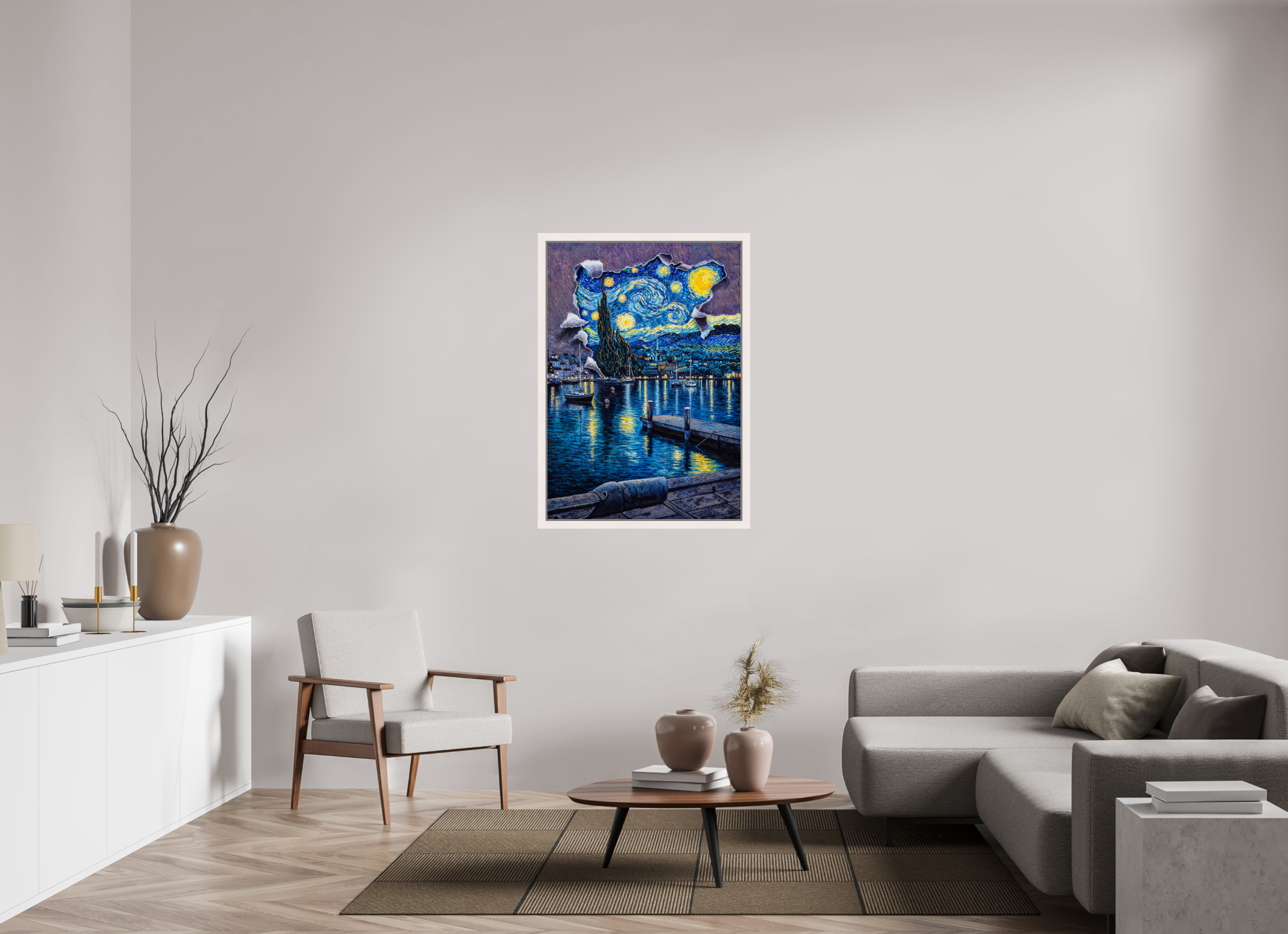 Midnight Rhapsody  Van Gogh Afloat