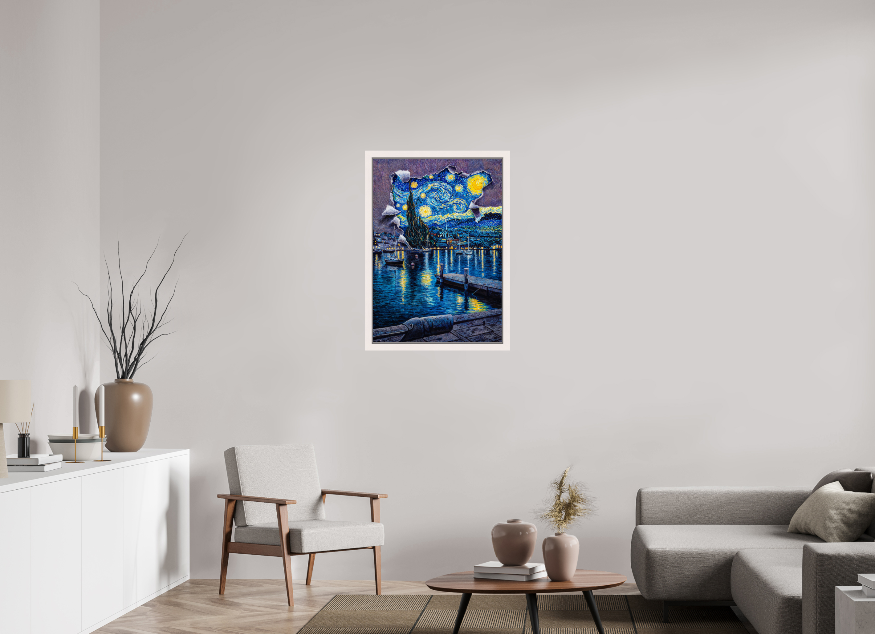 Midnight Rhapsody  Van Gogh Afloat