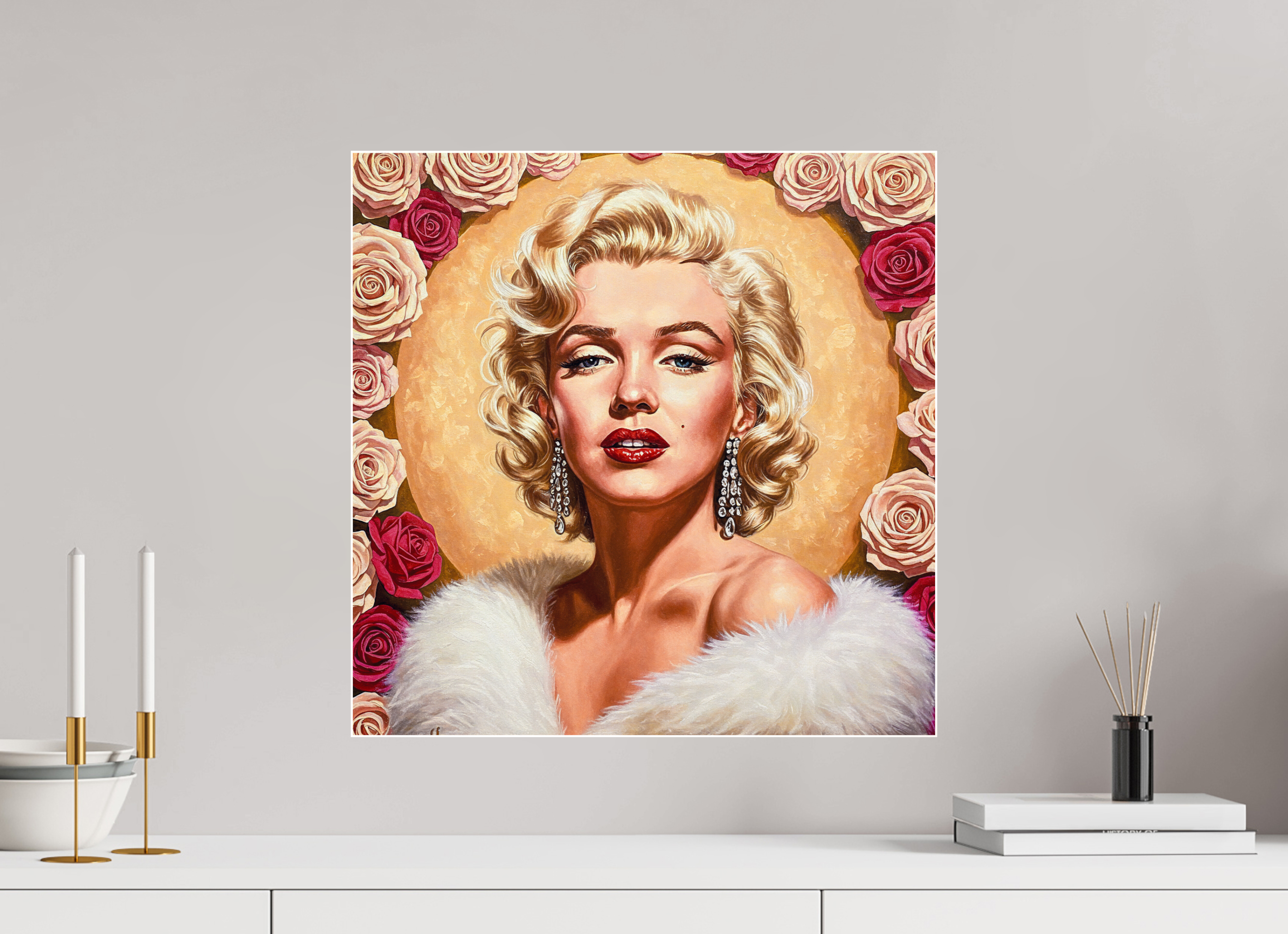 Roses & Radiance: Marilyn Iconic