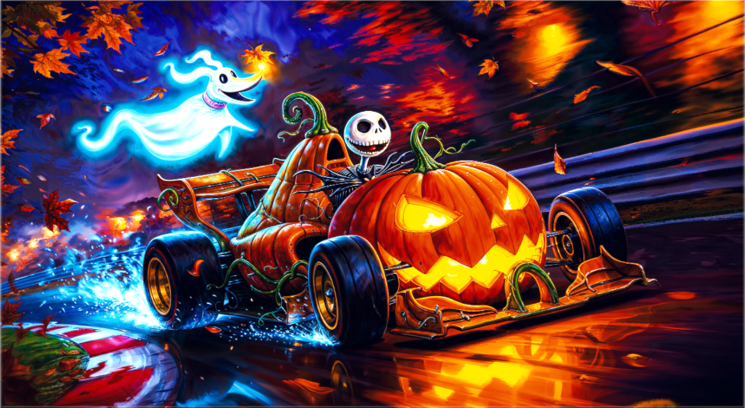 Midnight Laps in Halloween Town