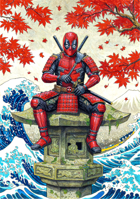 Ronin with Deadpool