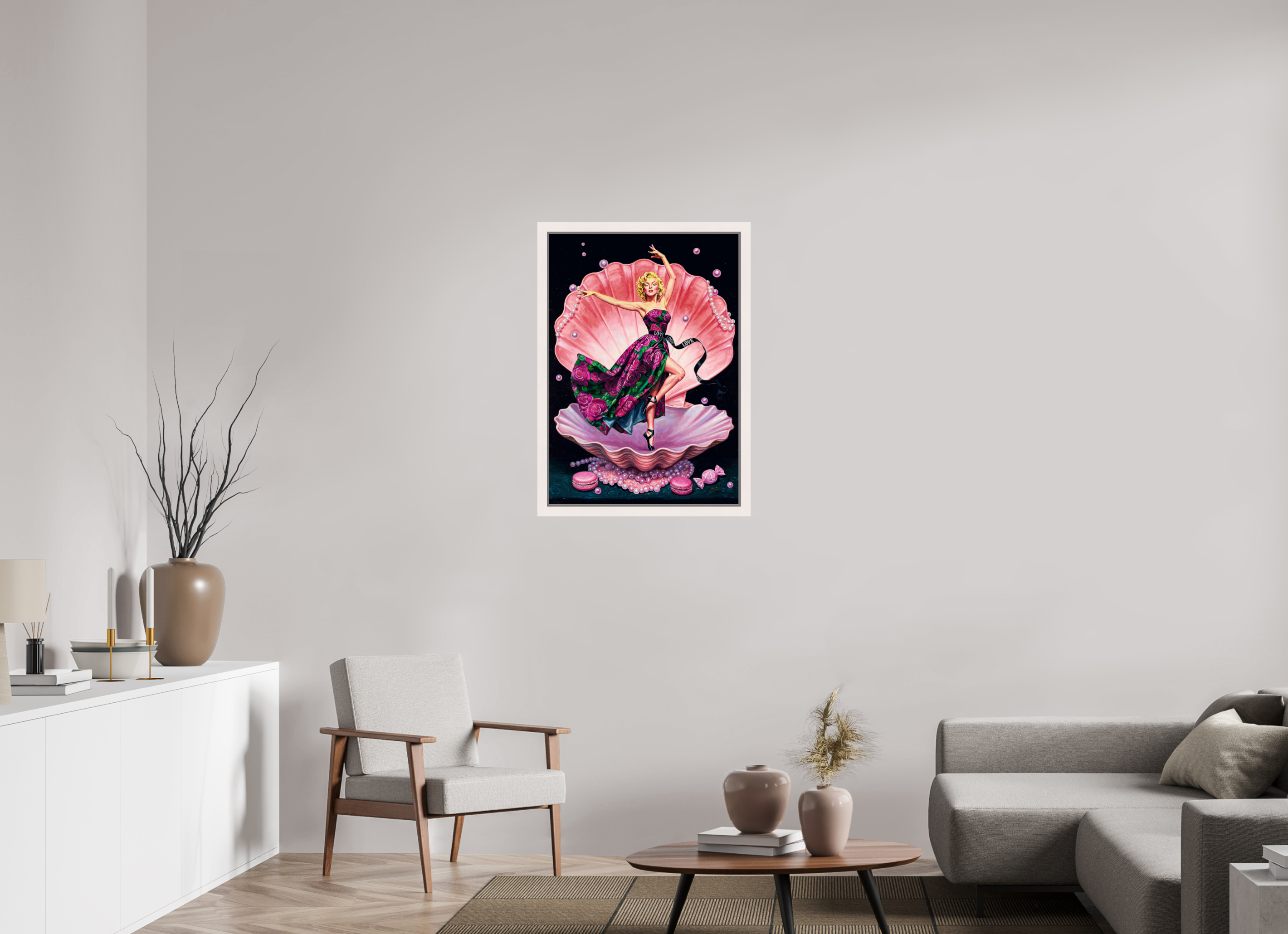 Venus in Velvet Roses