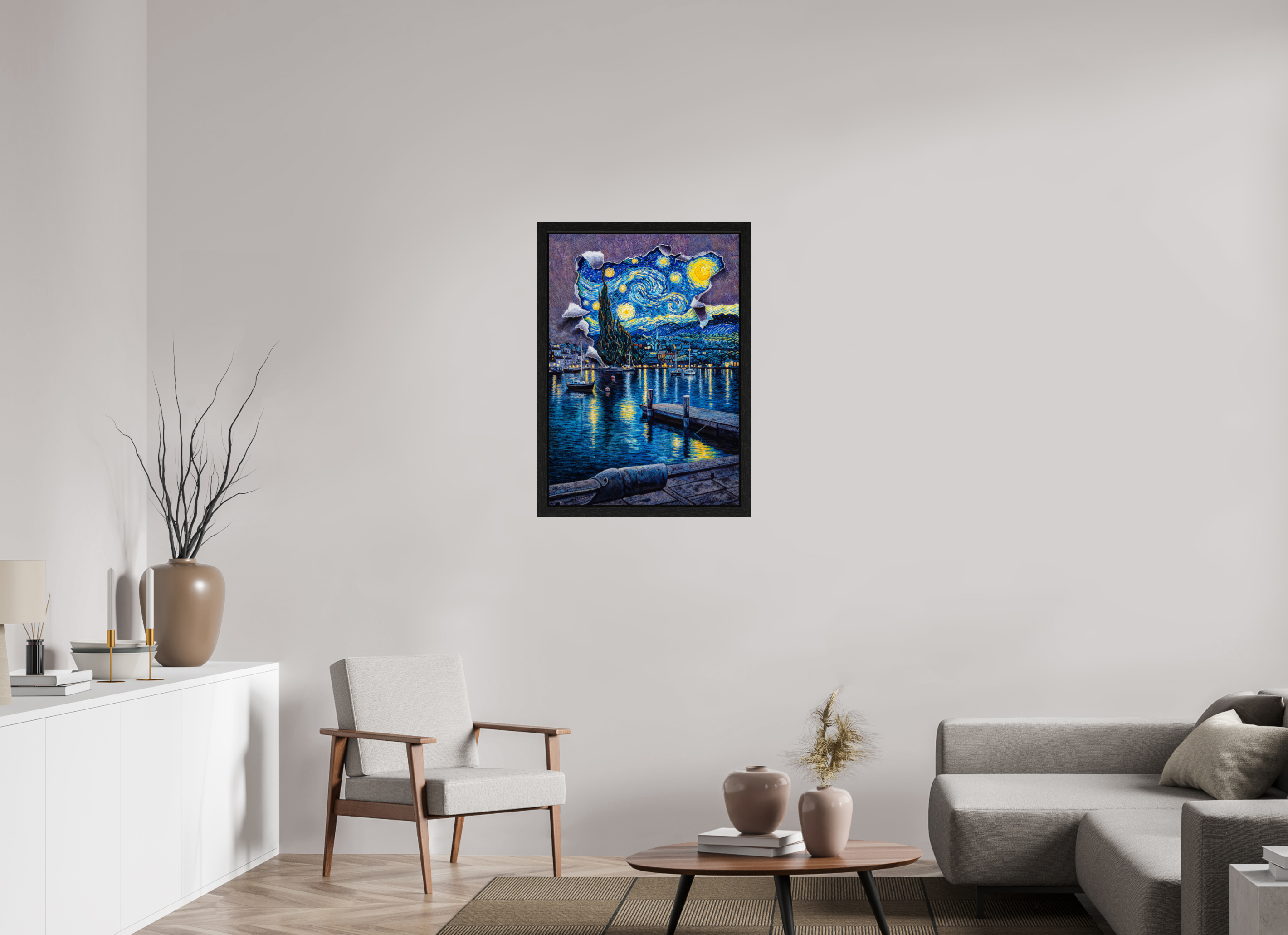Midnight Rhapsody  Van Gogh Afloat